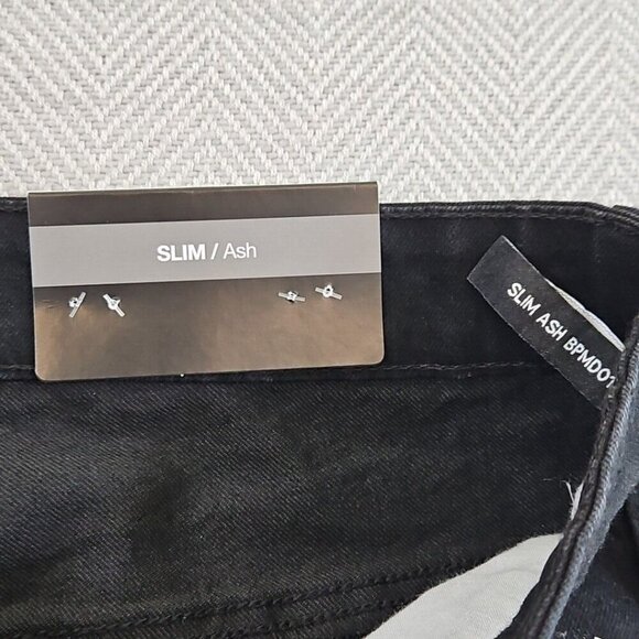 Buffalo David Bitton Ash Jeans Men's Size W34 L32 Black Slim Fit NWT Classic - Picture 6 of 15